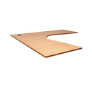 Express Corner Workstation Top Beech 1800Mm X 1500Mm W