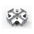 Luxe Corner Table Top White 1500Mm X 1500Mm X 750Mm D X 25Mm T
