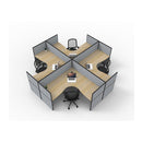 Luxe Corner Table Top Oak 1500Mm X 1500Mm X 750Mm D X 25Mm T