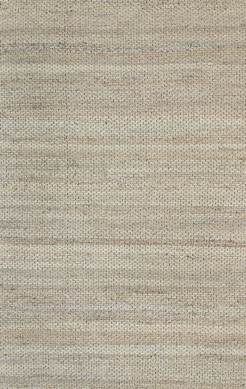 Taj Natural Basket Weave Black Jute Rug