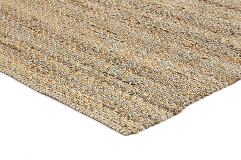 Taj Natural Basket Weave Grey Jute Rug