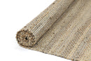 Taj Natural Basket Weave Grey Jute Rug