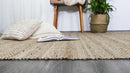 Taj Natural Basket Weave Grey Jute Rug