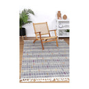 Tawantinsuyu Pucara Blue Contemporary Rug