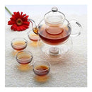 1 Set Of Gongfu Chinese Ceremony Tea Set 6 Glass Cups Infuser Tealight