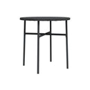 Tea Table Black 45 Cm Poly Rattan