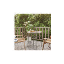 Tea Table Grey 45 Cm Poly Rattan
