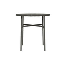 Tea Table Grey 45 Cm Poly Rattan