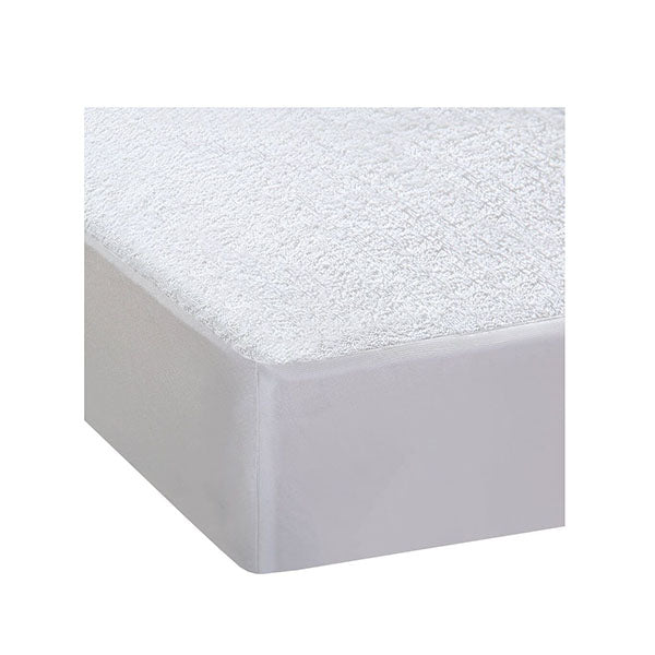 Terry Cotton Fully Fitted Waterproof Mattress Protector King Single