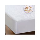 Terry Cotton Fully Fitted Waterproof Mattress Protector King Single