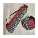 Thai Boho Yoga Mat Red Elephant Carry Bag