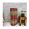Thai Kapok Roll Up Foldout Red And Green Mattress