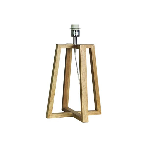Timber Table Lamp Base E27