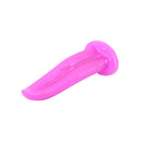 Tongue Shape Anal Plug Purple
