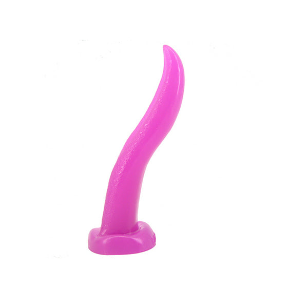 Tongue Shape Anal Plug Purple