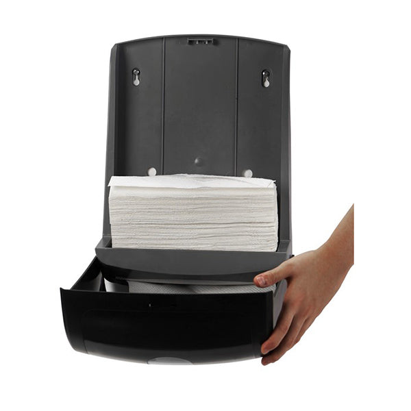 Slimline  Paper Towel Dispenser Black