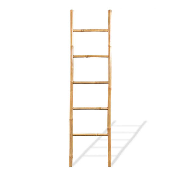 Towel Ladder With 5 Rungs Bamboo 150 Cm