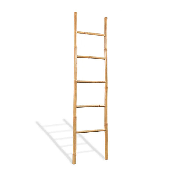 Towel Ladder With 5 Rungs Bamboo 150 Cm