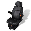 Tractor Seat With Arm Rest And Head Rest With Spring