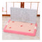 Small Portable Dog Potty Training Tray Wall Pet Puppy Loo Mat Pink
