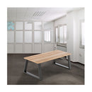 Trapezium Shaped Table Bench Desk Legs Black