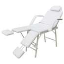 Treatment Chair With Adjustable Leg Rests - White