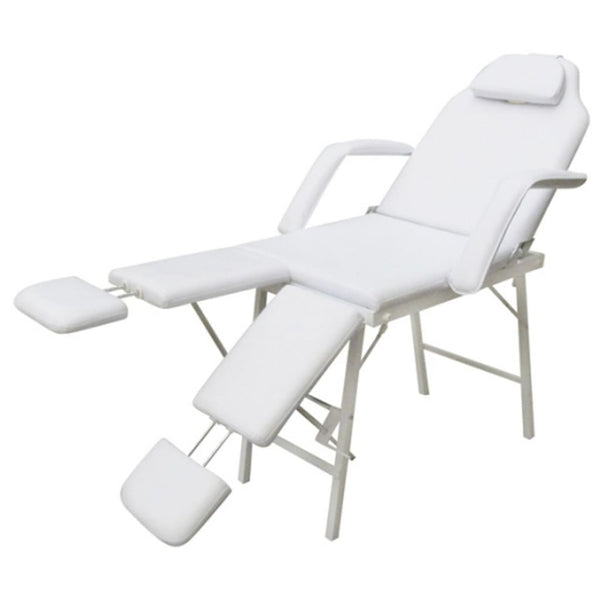 Treatment Chair With Adjustable Leg Rests - White