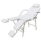 Treatment Chair With Adjustable Leg Rests - White