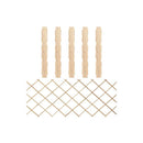 Trellis Fences 5 Pcs Solid Firwood 180X80 Cm