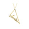 Triangle Name Necklace