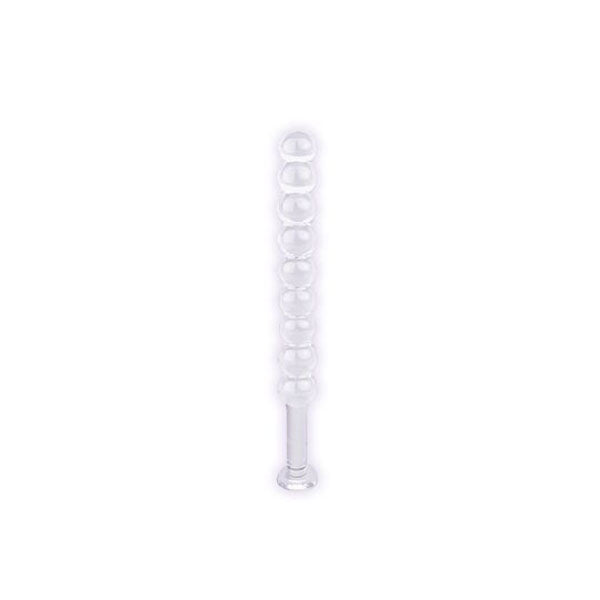 The First Glass Thins Spherical Clear Glass Anal Beads