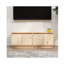 Tv Cabinet 110 X 34 X 40 Cm Solid Wood Pine