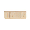 Tv Cabinet 110 X 34 X 40 Cm Solid Wood Pine