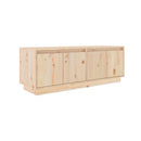 Tv Cabinet 110 X 34 X 40 Cm Solid Wood Pine
