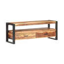 Tv Cabinet 120 X 35 X 45 Cm Solid Wood With Sheesham Finish