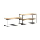 Tv Cabinet 180 X 30 X 50 Cm Rough Mango Wood