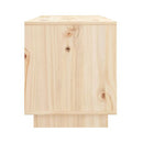 Tv Cabinet 74 X 34 X 40 Cm Solid Wood Pine