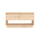 Tv Cabinet 74 X 34 X 40 Cm Solid Wood Pine