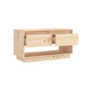 Tv Cabinet 74 X 34 X 40 Cm Solid Wood Pine
