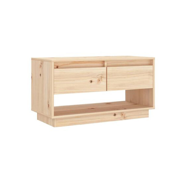 Tv Cabinet 74 X 34 X 40 Cm Solid Wood Pine