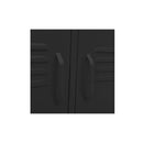 Tv Cabinet Black 105 X 35 X 50 Cm Steel
