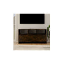 Tv Cabinet Engineered Wood Smoked Oak