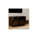Tv Cabinet Engineered Wood Smoked Oak