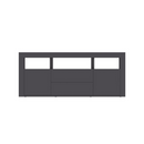 Tv Cabinet Grey 120X30X50 Cm Chipboard