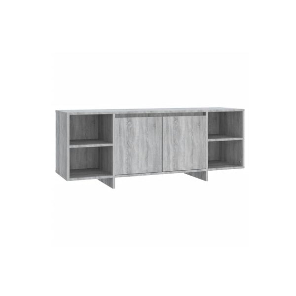 Tv Cabinet Grey Sonoma 130 X 35 X 50 Cm Engineered Wood