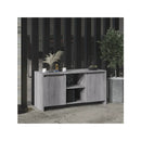 Tv Cabinet Grey Sonoma Chipboard Minimalist Design