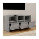 Tv Cabinet Grey Sonoma Chipboard