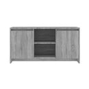 Tv Cabinet Grey Sonoma Chipboard Minimalist Design