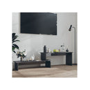 Tv Cabinet High Gloss Grey 180 X 30 X 43 Cm Chipboard