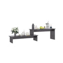 Tv Cabinet High Gloss Grey 180 X 30 X 43 Cm Chipboard